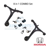 [8 IN 1 COMBO SET] Honda OEM Front Lower Arm / Ball Joint / Stabilizer Link / Bush for Honda Elysion