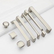 Modern Simple Silver Cabinet Handle Kitchen Drawer Handle Cabinet Door Handle Zinc Alloy Cabinet Han
