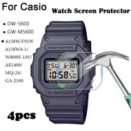 2pcs 4pcs Watch Screen Protector Film for Casio G-Shock DW5600 Waterproof Film Protection DW5610 GA-
