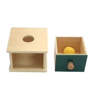 Montessori wool ball drop box, montessori wool ball drop box - montessori teaching materials