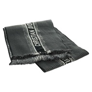 Christian Dior Oblique 大羊毛圍巾 黑色 Auth am10653V