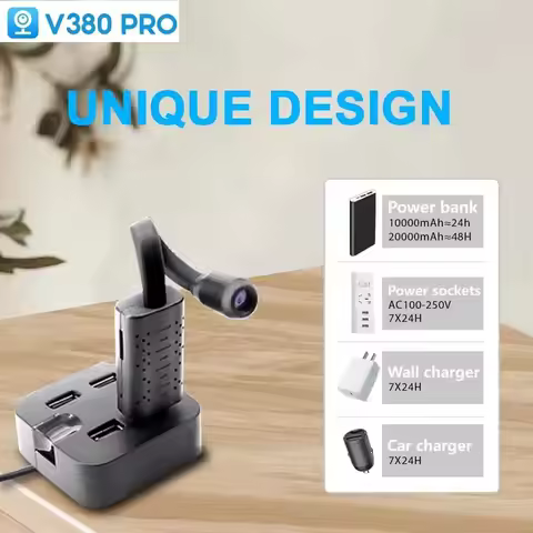 V380pro or V99AI USB 30w Mini WiFi Surveillance Camera Motion Detection Camera Video Recorder IP Cam