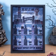 POPMART HIRONO Little Wild City Series III Blind Box Scene Display Case Collectible Figure PVC Mater