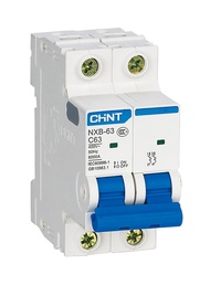 CHINT เบรกเกอร์ AC Cuve C ลูกเซอร์กิต ลูกย่อย รุ่น NXB-63 6kA 1P2P3P Model C แบบเกาะราง