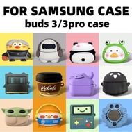for Samsung Galaxy Buds3/buds 3 Pro Shockproof Headphone Case Cover Galaxy Buds 3 pro Shockproof Sil