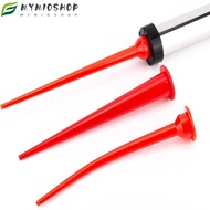 MIOSHOP Structural Adhesive Nozzle, Red 300mm/11.8in Caulking Nozzle, Replacement Curved Caulking No