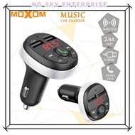 Moxom Music Car Charger 2.4A Dual USB Charging Power FM Transmitter Radio Receiver Car MP3 Player MX