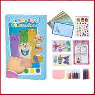 Squeegee Art Kit Educational Art Supplies Kids Painting Set for Boys Girls Fine Motor Skills Classro