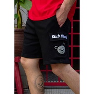 OHNII EMBROIDERED SIDE POCKET HAUGHTY BEAR PANTS