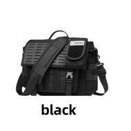 OZUKO ผู้ชายแฟชั่นกระเป๋าหิ้วอ็อกซ์ฟอร์ดกันน้ำใช้งานได้เยอะสำหรับกลางแจ้ง