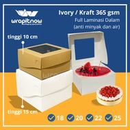 Box 15x15x10 18x18x10 20x20x10 22x22x10 25x25x10 Chiffon Cake Box Pudding Cupcake Factory Tart Cake 