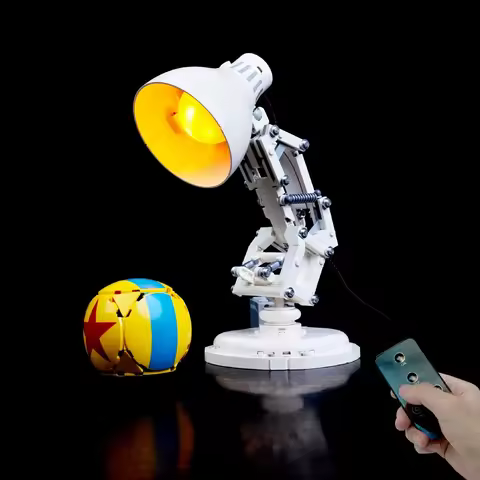 #21357 Lighting Compatible with Lego Pixar Luxo Jr. Building Blocks DIY Lamp Toys(Not Include Model 