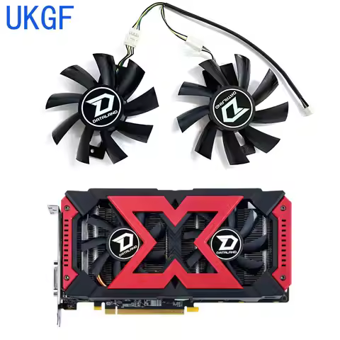 Brand new 85MM 4PIN GA92B2U RX580 570 GPU fan for DATALAND Radeon RX 570 580 560XT 2048SP 4GB X seri
