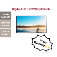 Digital LED TV 32 Inch FHD 1080P (MYTV DVB T 2 READY) WITH ST AND SIRIM APPROVAL