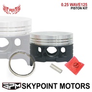 R8 PISTON KIT WAVE125 0.25 D&B FOR MOTORCYCLE (9856-422)