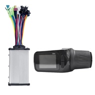 [ethel_richardson.]24V 36V 48V 60V S886 Ebike Instrument Display Adjust with Twist Throttle+36V 350W