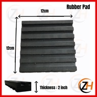 Anti-Vibration Rubber Sheet 12cm x 12 cm