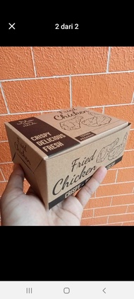 Box Fried Chicken/Kardus Fried Chicken isi 50pcs