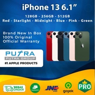 ibox iphone 13 128gb 256gb 512gb starlight midnight pink blue red 5g - 128gb midnight