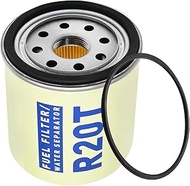 SYOWADA R20T 30 Micron Fuel Filter Water Separator Element with O-ring Replacement for Mercury Outbo