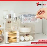 Mirror Cabinet Clear Acrylic Storage Box Skincare Cosmetics Jewellery Storage Box Stackable Container