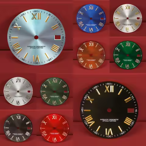 28.5mm NH35 Dial S Logo Sunray 62MAS Prospex Roma Index Replacement Parts Green Luminous Suitable Fo