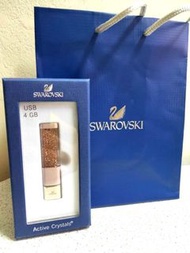 Swarovski active crystals USB 4GB/rose/施華洛斯奇 隨身碟