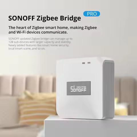 SONOFF ZB Bridge-P Zigbee 3.0 Gateway Work With ZigBee WiFi Devices Via eWeLink Voice Control Via Al