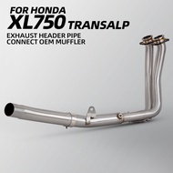 For Honda XL750 Transalp 750 CB750 Hornet Motorcycle Exhaust Exhaust Modify Stainless Manifold