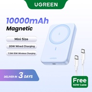 UGREEN 10000mAh Magsafe mini Powerbank 10000mAh Magnetic Wireless Powerbank for Samsung S26 Ultra S2