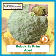 Bubuk Es Krim Rasa Apel 1 Kg l Serbuk Ice Cream Powder Apple 1Kg Kiloan Bahan Instan Premix Soft Har