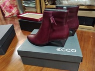 Ecco shape 45 pointy sleek 酒紅色女裝鞋 Boots 短靴