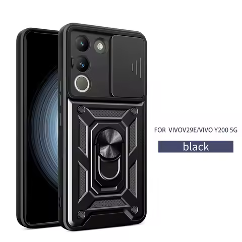 For Vivo V30 Lite 5G Case Vivo V29e Cover Vivo Y200 5G Magnetic Ring Holder Armor Phone Case Slide C