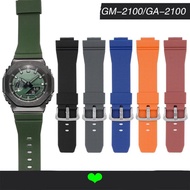 Watch Strap Replacement Farm Oak gm-2100 Resin Strap ga2100/2110 Quick Release Rubber Strap 6900