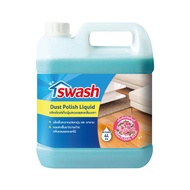 พร้อมส่ง! น้ำยาเก็บฝุ่นและเคลือบเงา SWASH พิงค์ลิลลี่บูเก้ 4000 มล. DUST POLISH LIQUID SWASH FRESH F