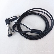 Black 2.5mm Key Laptop Computer Security Management Zinc Alloy 1.8m 6 with Lock Anti-theft Lock Wire