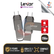 Lexar Flashdisk JumpDrive DualDrive D400 OTG 256GB USB-C 3.1 - OFFICIAL WARRANTY