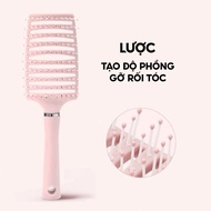 Air Cushion Hair Comb, Pink Breathable Hair Detangling Volume Comb