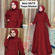 COD TK MAXI MUTE TILE MUTIARA GAMIS WANITA ADA UKURAN M L XL /MAXI DRESS ORIGINAL
