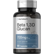 HorbaSil Beta Glucan 1 3g 700 mg |   90 capsules |   Beta 1,3, 1,6 g Glucan |   Not a GMO, gluten-fr