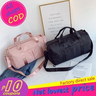 Ellie's Duffel Folding Travel Bag For Women With Large Capacity Compartment And Dual Pockets