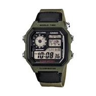 CASIO Classic Green Watch #AE-1200WHB-3BVDF
