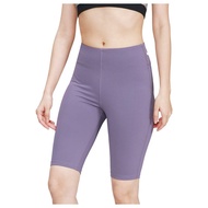 (1/2 Length) Women leggings tight pants yoga sport gym high waist skinny fit strechable seluar ketat