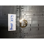 original gshock dw6900 ironman gold faceplate