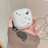 Cartoon Black & White Cat Cute Earphone Case Suitable For Samsung Galaxy Buds FE/Buds3/3Pro/3FE/Core