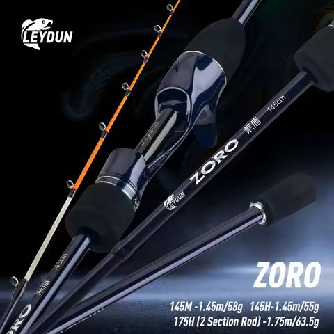 LEYDUN ZORO Light Fishing Rods 145M/H 58g/55g 175H 63g Tianium Tip Cuttlefish leydun Casting Rod Squ