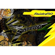 RAIDER 150 FI DECALS (SATRIA)