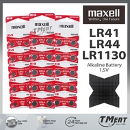 MAXELL LR1130 / LR44 / LR41 Alkaline Battery AG13 AG3 AG10 L1154F Bateri Jam Toy Calculator FX570 L1