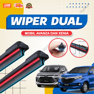 Wiper Mobil Double Karet Dual Karet untuk Avanza dan Xenia Lama dan Baru Bisa COD