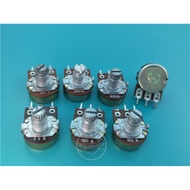 148 Type Single Potentiometer B5K B10K B20K B100K C20K A100K Handle with Thread 10MM Flower